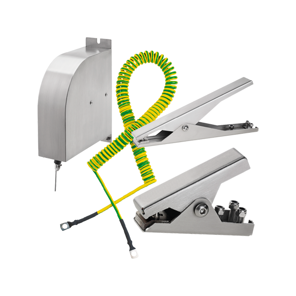 Q.Crodile Erdungszangen + Erdungskabel und -rollen